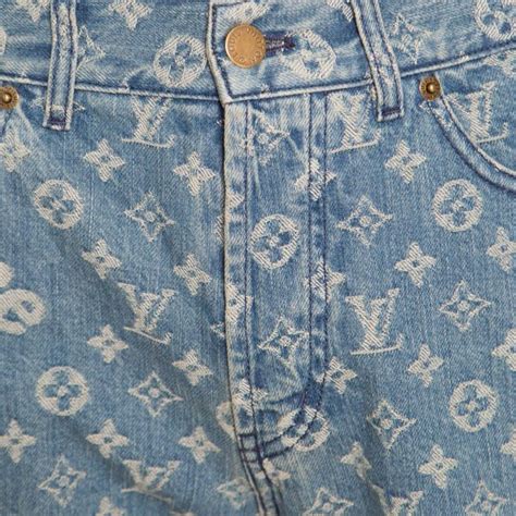 replica supreme lv jeans|supreme x louis vuitton denim.